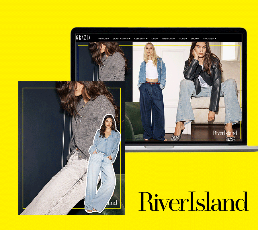 Grazia social and web ads